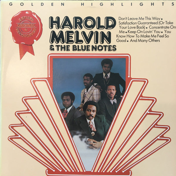 Harold Melvin &amp; The Blue Notes* : Harold Melvin &amp; The Blue Notes (LP, Album, Comp, RE)