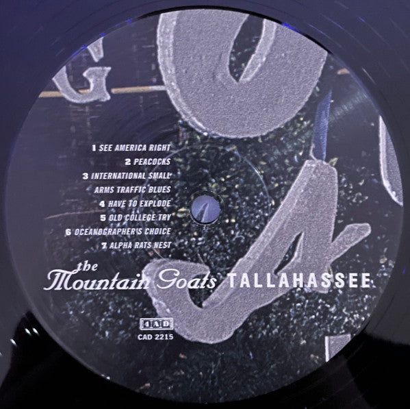 The Mountain Goats : Tallahassee (LP, Album, RE)
