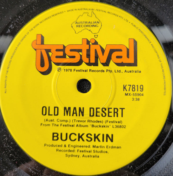 Buckskin (2) : Panning For Gold (7", Single)