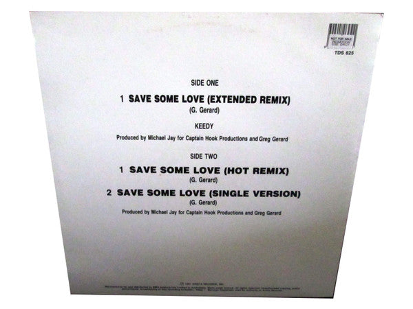 Keedy : Save Some Love (12", Single)