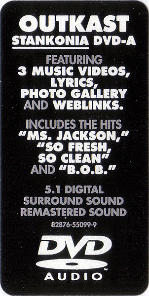OutKast : Stankonia (DVD-V, Album, RE, Multichannel)