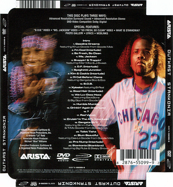 OutKast : Stankonia (DVD-V, Album, RE, Multichannel)