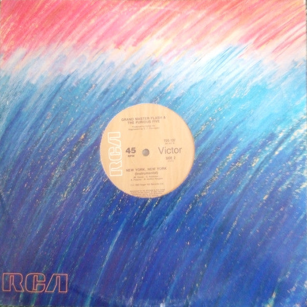 Grandmaster Flash & The Furious Five : New York, New York (12", Single)