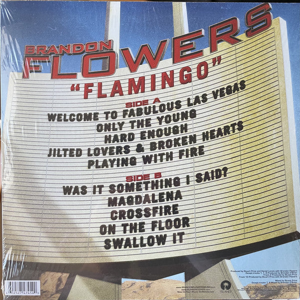 Brandon Flowers : Flamingo (LP, Album)