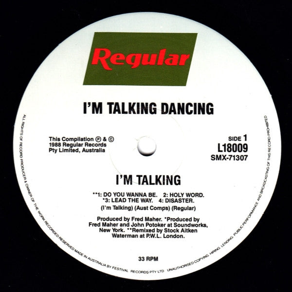 I'm Talking : Dancing (LP, Comp)