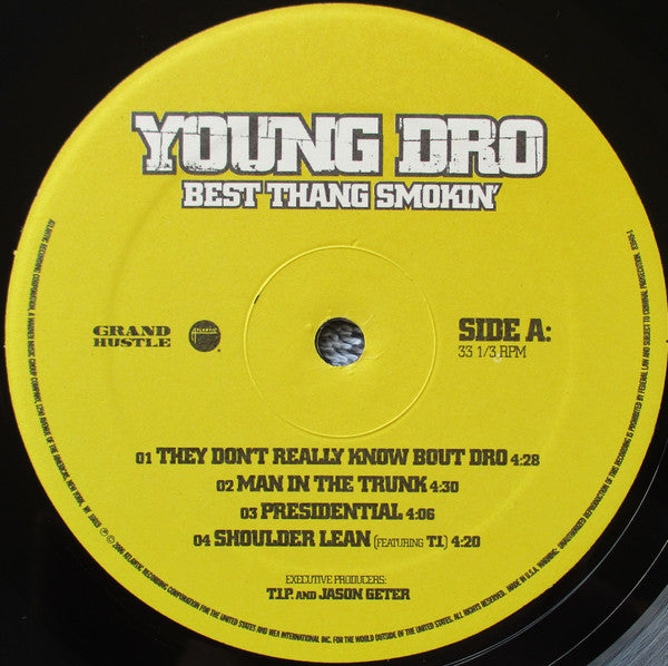 Young Dro : Best Thang Smokin' (2xLP, Album)