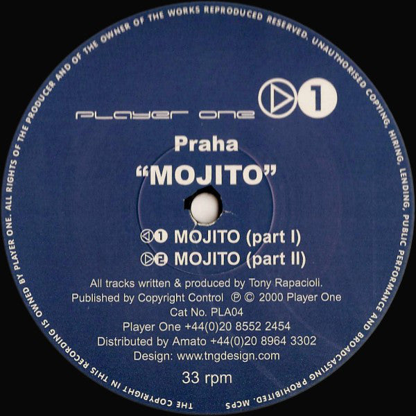 Praha : Mojito (12")