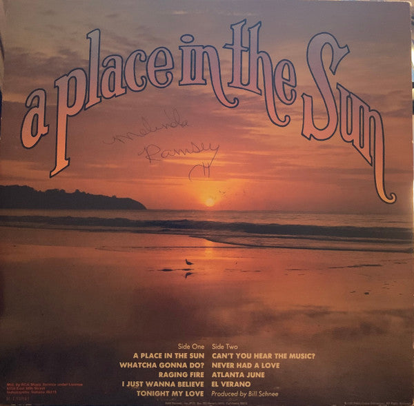 Pablo Cruise : A Place In The Sun (LP, Album, Club)