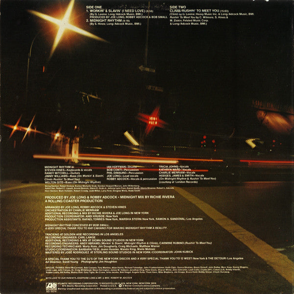 Midnight Rhythm : Midnight Rhythm (LP, Album, Pre)