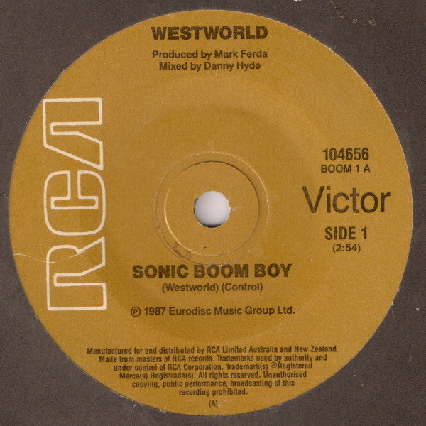 Westworld (2) : Sonic Boom Boy (7", Single)