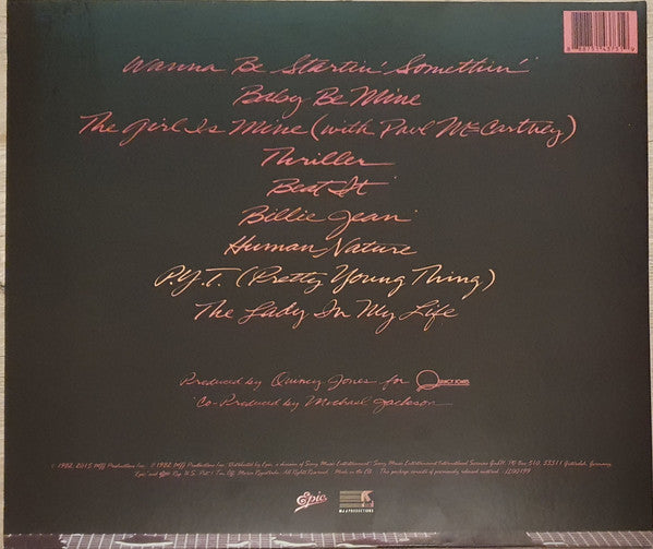 Michael Jackson : Thriller (LP, Album, RE, RP, Gat)