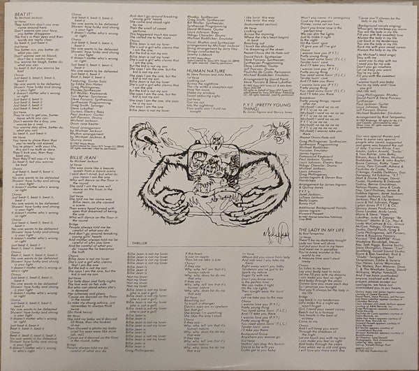 Michael Jackson : Thriller (LP, Album, RE, RP, Gat)