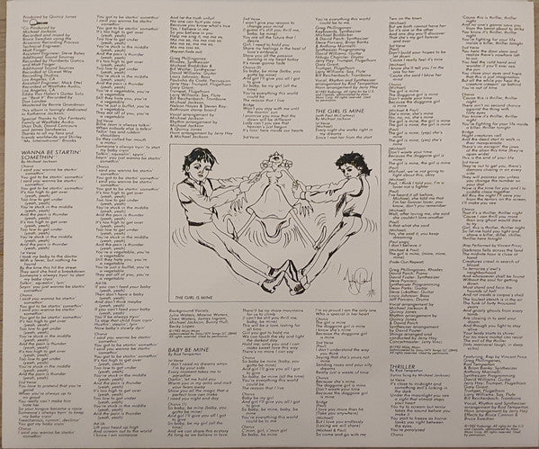 Michael Jackson : Thriller (LP, Album, RE, RP, Gat)