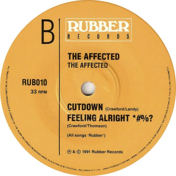 The Affected : The Affected (7", EP)