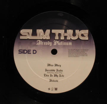 Slim Thug : Already Platinum (2xLP, Album)