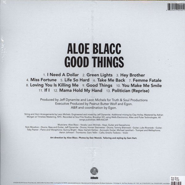 Aloe Blacc : Good Things (2xLP, Album)