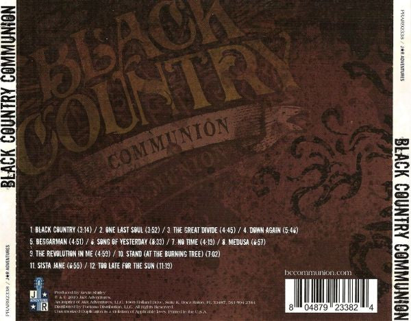 Black Country Communion : Black Country Communion (CD, Album + DVD)