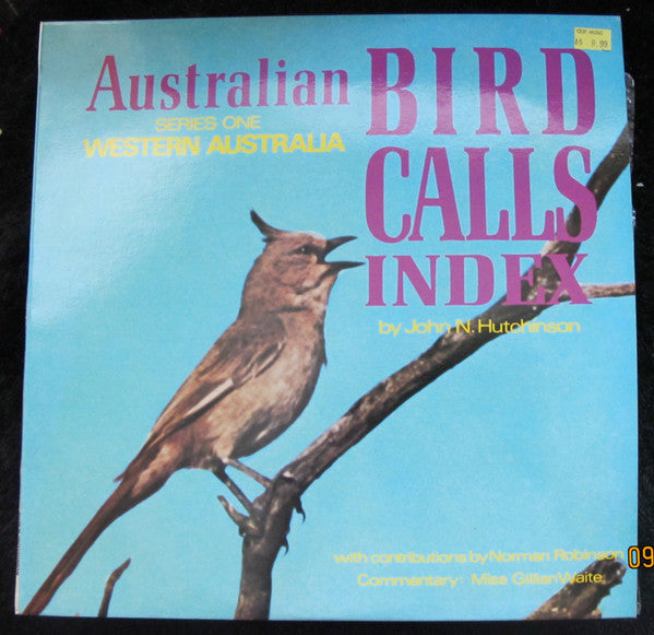John N. Hutchinson : Australian Bird Calls Index (LP)