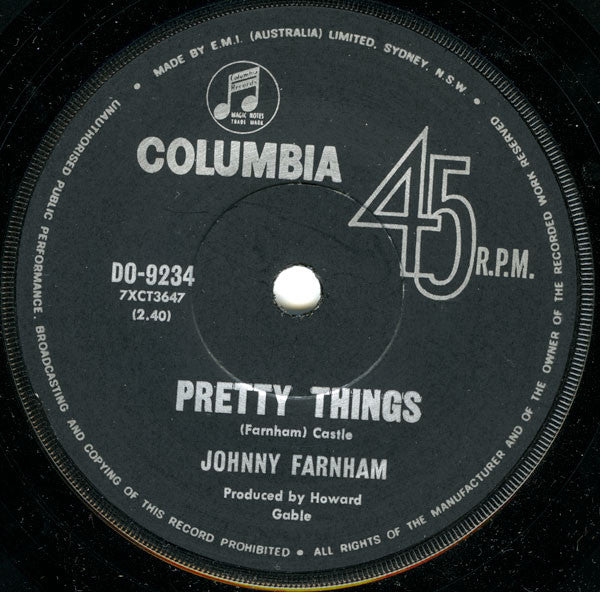 John Farnham : Comic Conversation (7", Single)