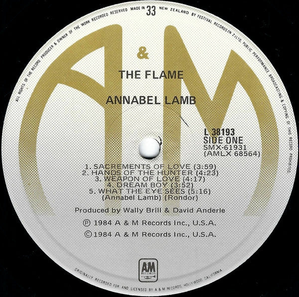 Annabel Lamb : The Flame (LP, Album)