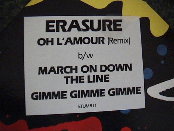 Erasure : Oh L'Amour (12", Single, Promo)