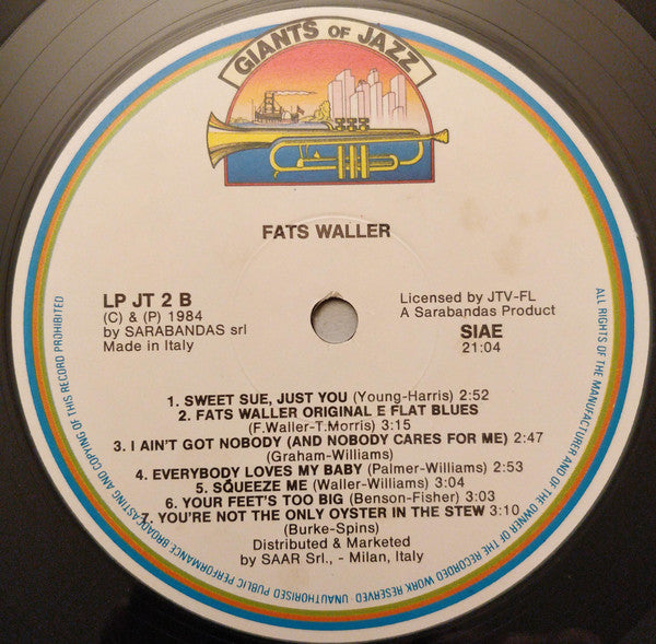 Fats Waller : Fats Waller (LP, Comp)