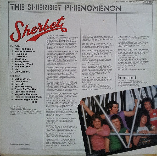 Sherbet : The Sherbet Phenomenon (LP, Comp)
