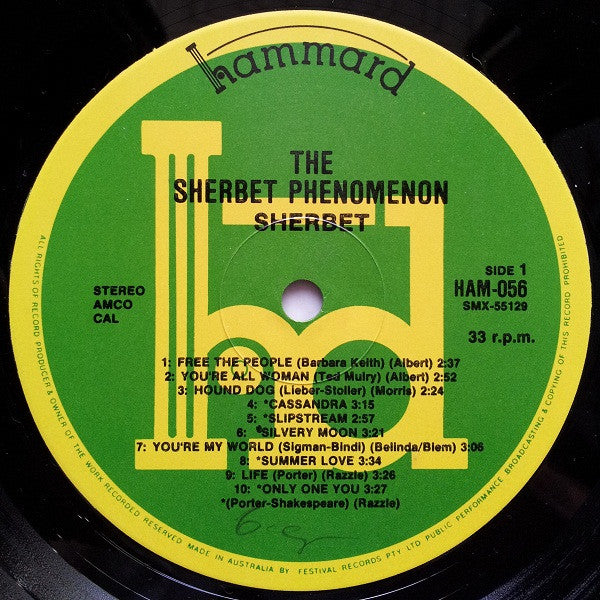 Sherbet : The Sherbet Phenomenon (LP, Comp)