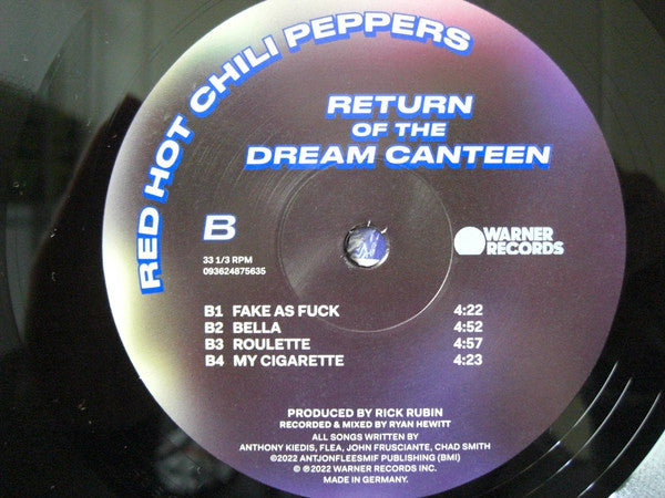 Red Hot Chili Peppers : Return Of The Dream Canteen (2xLP, Album)