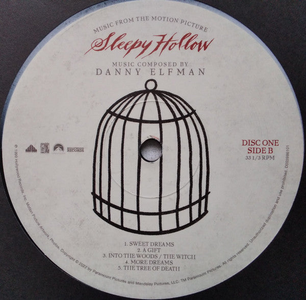 Danny Elfman : Sleepy Hollow (Music From The Motion Picture) (2xLP, Album, RE, Bla)