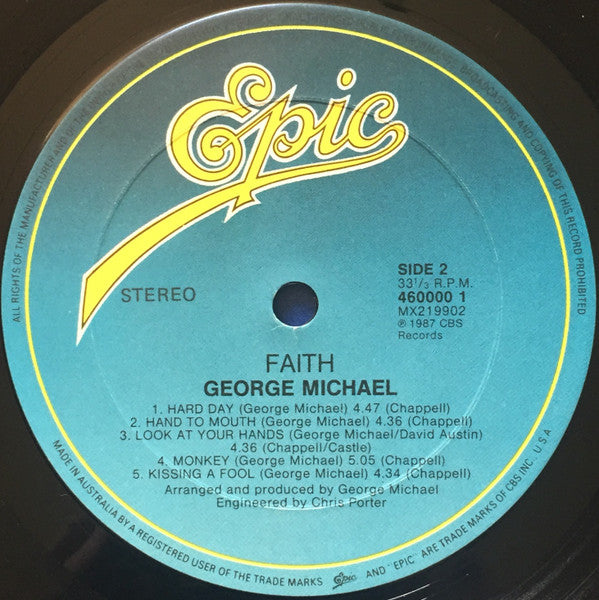 George Michael : Faith (LP, Album)