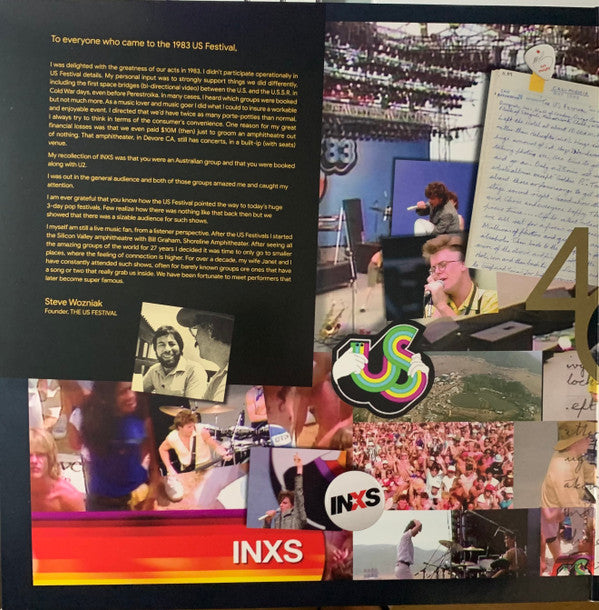 INXS : Recorded Live At The US Festival 1983 (Shabooh Shoobah) (LP, Album)