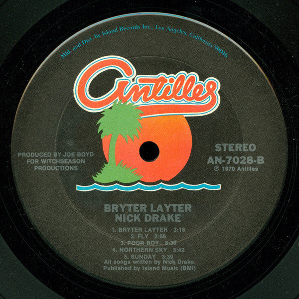 Nick Drake : Bryter Layter (LP, Album, RE, Ter)