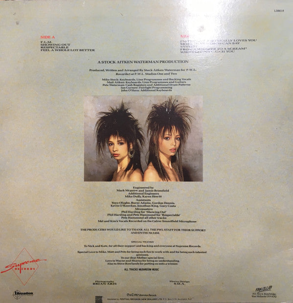 Mel & Kim : F.L.M. (LP, Album)