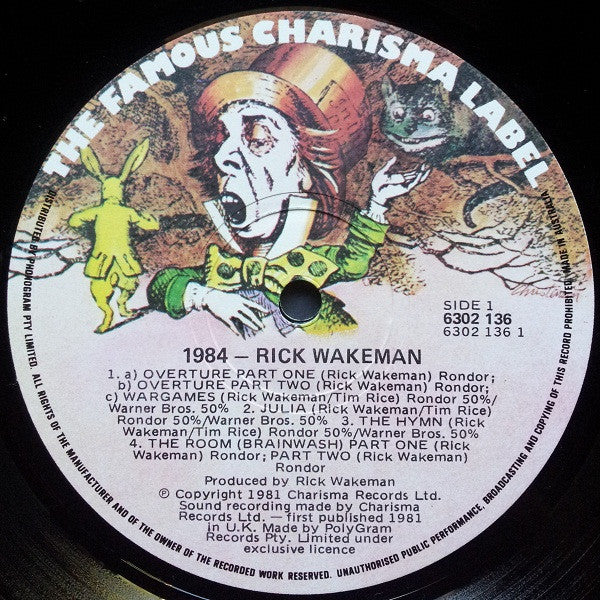 Rick Wakeman : 1984 (LP, Album)