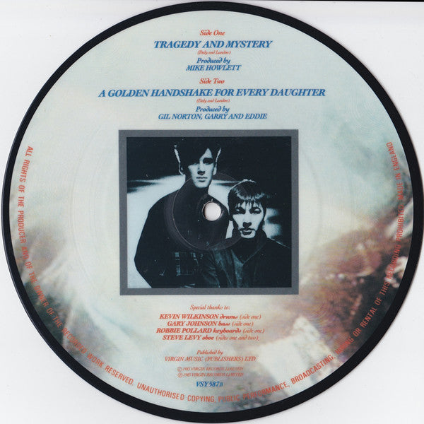 China Crisis : Tragedy & Mystery (7", Single, Pic)