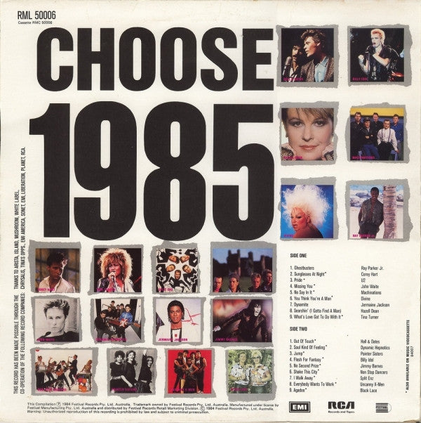 Various : Choose 1985 (LP, Comp, Whi)