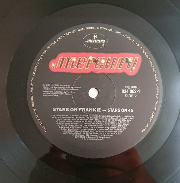 Stars On 45 : Stars On Frankie (LP, Album)
