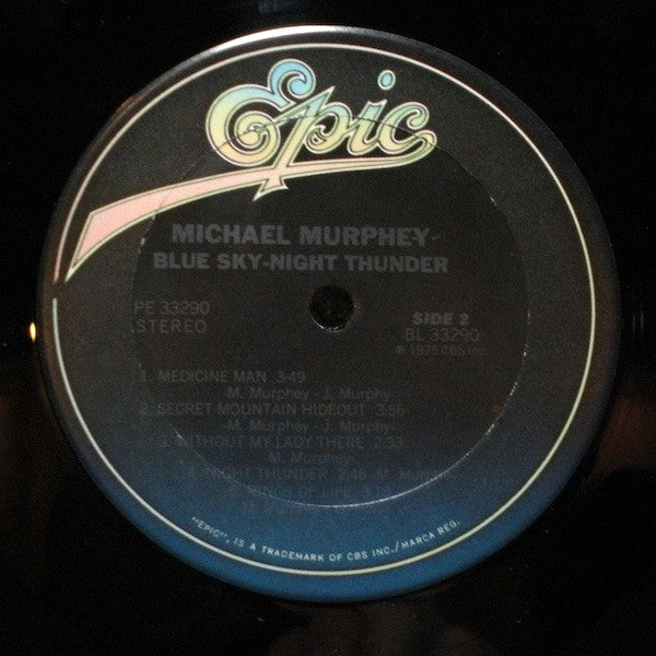 Michael Martin Murphey : Blue Sky-Night Thunder (LP, Album, RE, Car)