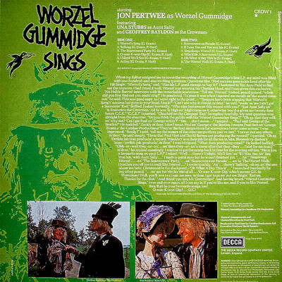 Jon Pertwee Featuring Una Stubbs & Geoffrey Bayldon : Worzel Gummidge Sings (LP)