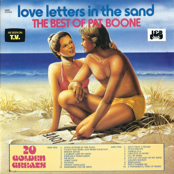 Pat Boone : Love Letters In The Sand (The Best Of Pat Boone) (LP, Comp)