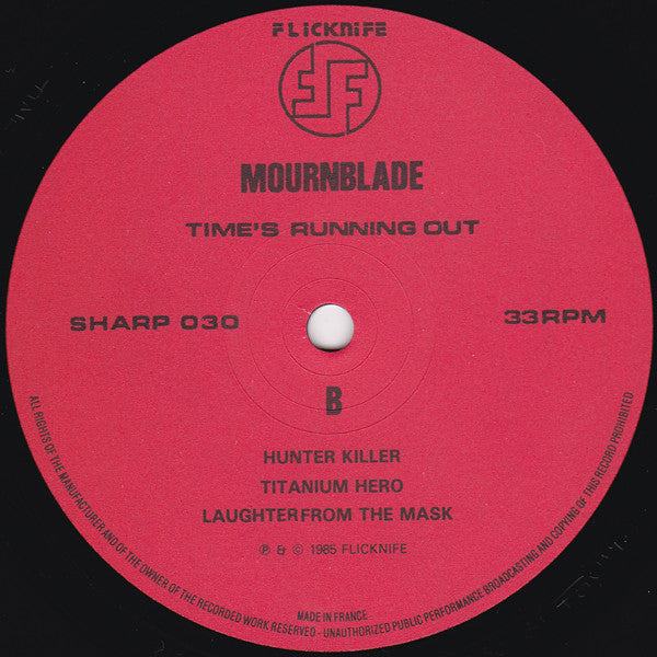 Mournblade (3) : Times Running Out (12", MiniAlbum)