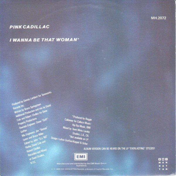 Natalie Cole : Pink Cadillac (7", Single)