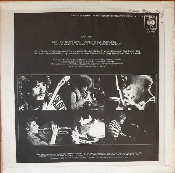 Santana : Santana (LP, Album, 1st)