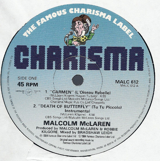 Malcolm McLaren : Carmen (12")