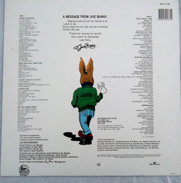 Jive Bunny And The Mastermixers : The Album (LP, Album)