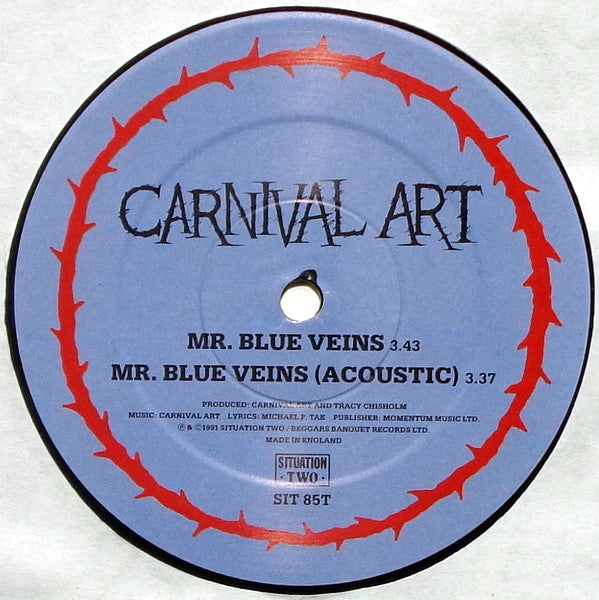 Carnival Art : Wrestling Swamis Vs. Mr. Blue Veins (12")