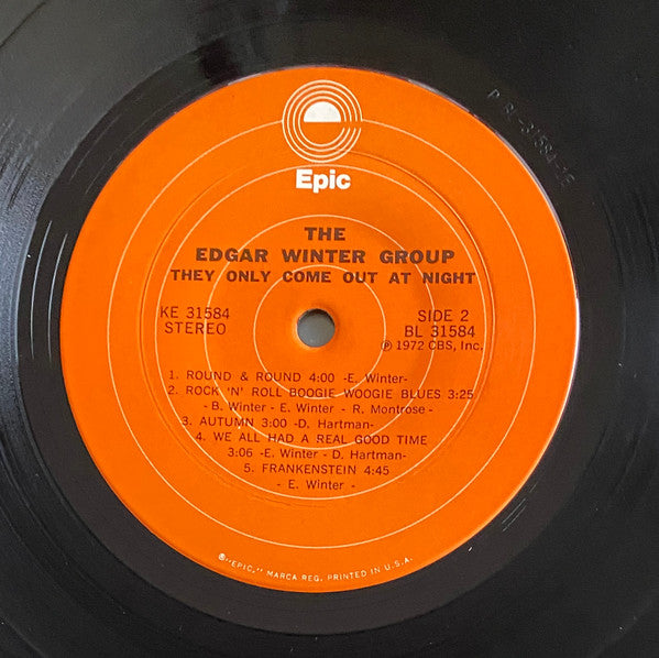 The Edgar Winter Group : They Only Come Out At Night (LP, Album, RP, Gat)