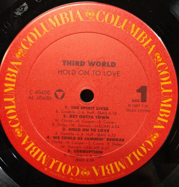 Third World : Hold On To Love (LP, Album, Car)