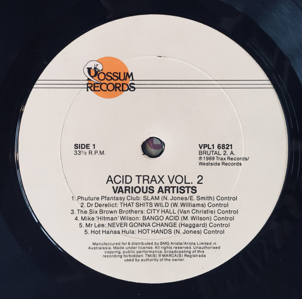 Various : Acid Trax Volume 2 (LP, Comp)